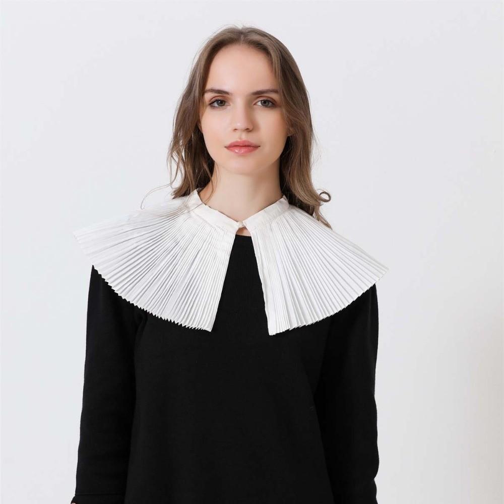 Detachable Dual-piece Set Organ Pleats Fake Collar Theme Party Outfitters