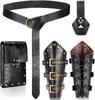Mittelalterliches Wikingergürtel Dampf Armband Renaissance Vintage Bauchtasche Halloween Cosplay Verkleidungszubehör