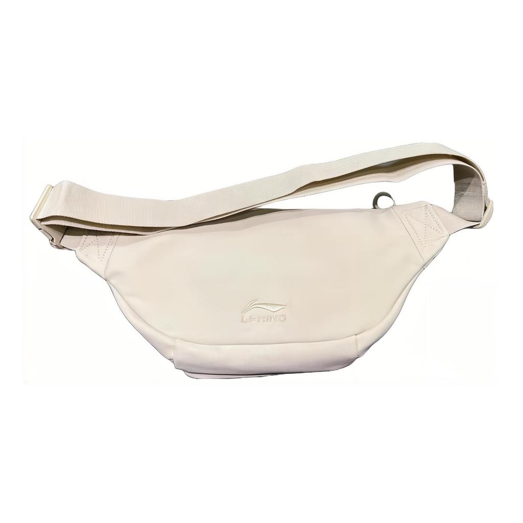 New LiNing Polyester Shoulder Bag, Crossbody Bag, Fanny Pack Regular Unisex White ABDT167-200F