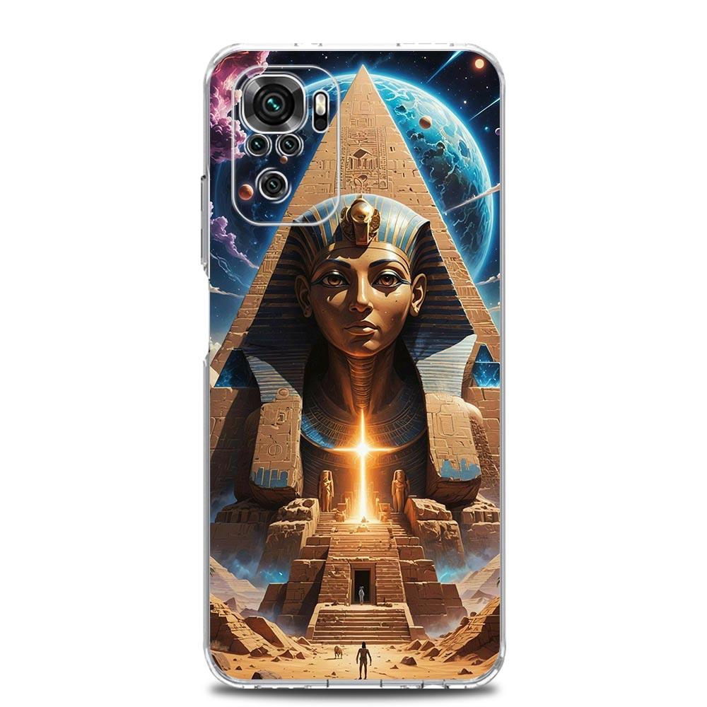 Phone Case For Xiaomi Redmi Note 15 14 13 12 4G 10 11 Pro Plus 5G 14C 13C 12C 10C Cover Ancient Egypt Egyptian God Pyramid