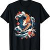 T-shirt s kaprem koi, Ying Yang, Nishikigoi, třešňovým květem(25)
