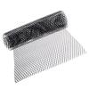 100cmx33cm Aluminum Alloy Grille Mesh Roll Automotive Grille Insert Bumper Rhombic Hole Black Car Grill Mesh Sheet