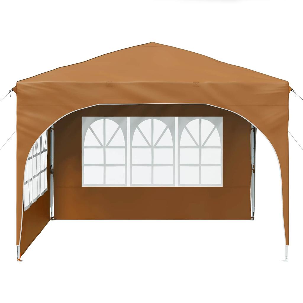 Pop Up Party Tent 290 X 290 X 245 Cm Beige