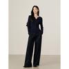 Elegant V-Neck Beaded Ribbed Knit Cardigan