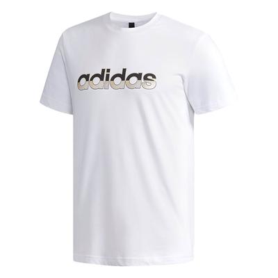 Breathable Comfortable Crew Neck Short Sleeve T-Shirt Men Tops White DM5214