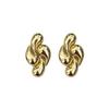 Minimalist Metal Personality Earrings Golden Silver Geometry Long Big Drop Earrings Round Leaf Water Droplet Jewelry Gifts
