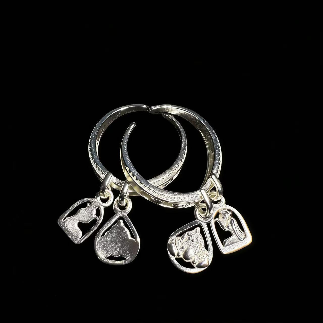 Authentic Thai Buddhist Double Effect Dharma Ring for Men and Women Thai Bohdi
