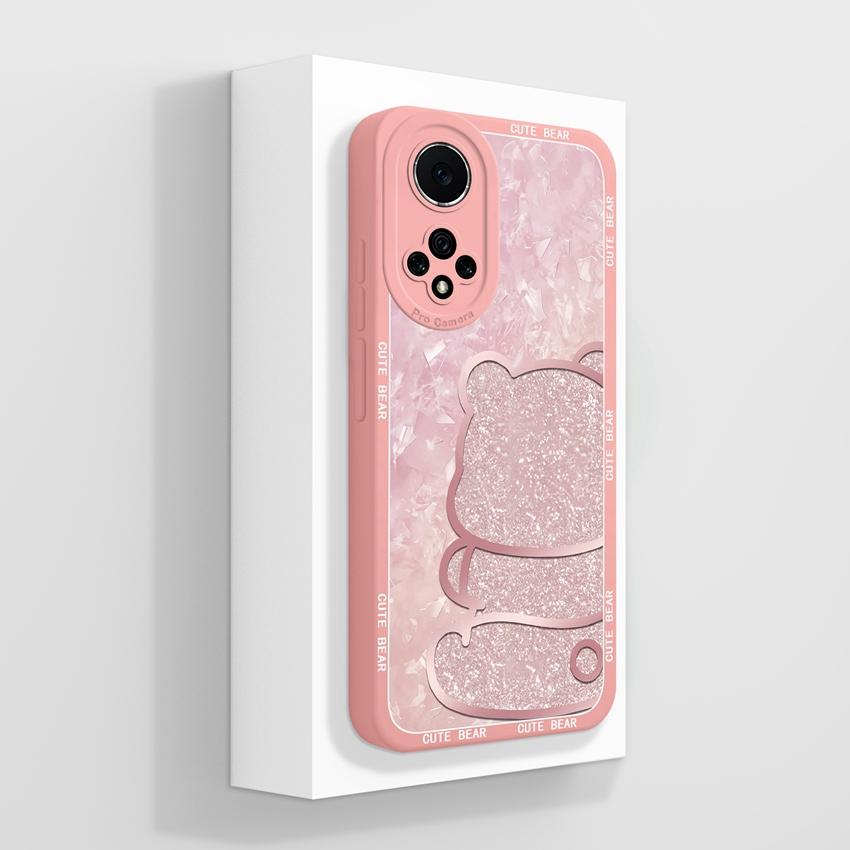 For Huawei Nova 9 10 11 Pro Y60 Y72 Phone Casing Pretty Watercolor Flowers Patterns Liquid Silicone Anti Drop Premium Protection Cover For Huawei Case