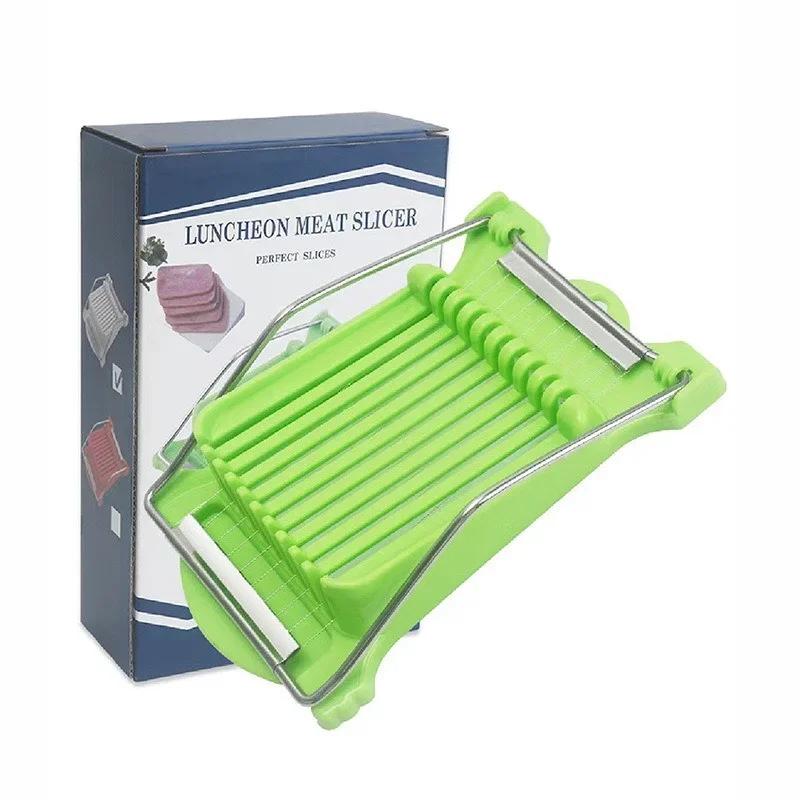 1Pcs Lunch Meat Slicer Stainless Steel Food Cutter Multifunctional Cheese Banana Vegetable Fruits Food Slicer Home Kitchen Tool