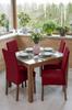 Cover Chair Velvet Dark Red Thick
