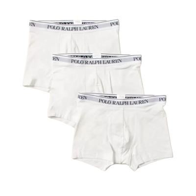Polo FW22 Letter Logo Jacquard Boxer Briefs 3-Pack Men Underwear White 714835885-001