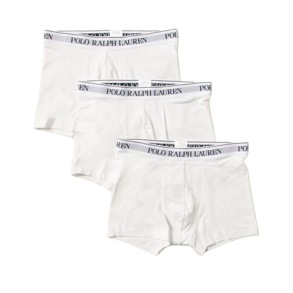 

Polo Ralph Lauren FW22 Буквенный логотип Жаккардовые трусы-боксеры 3 шт. Мужское нижнее белье Белый 714835885-001 S
