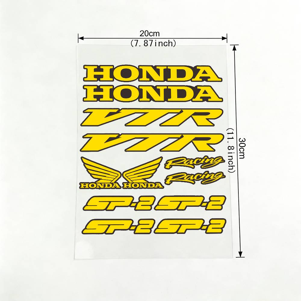 For HONDA VPR SP2 18 Colors Reflective Motorcycle Stickers Waterproof Vinyl Decals For Motorbike Helmet Fuel Tank Bike TP6