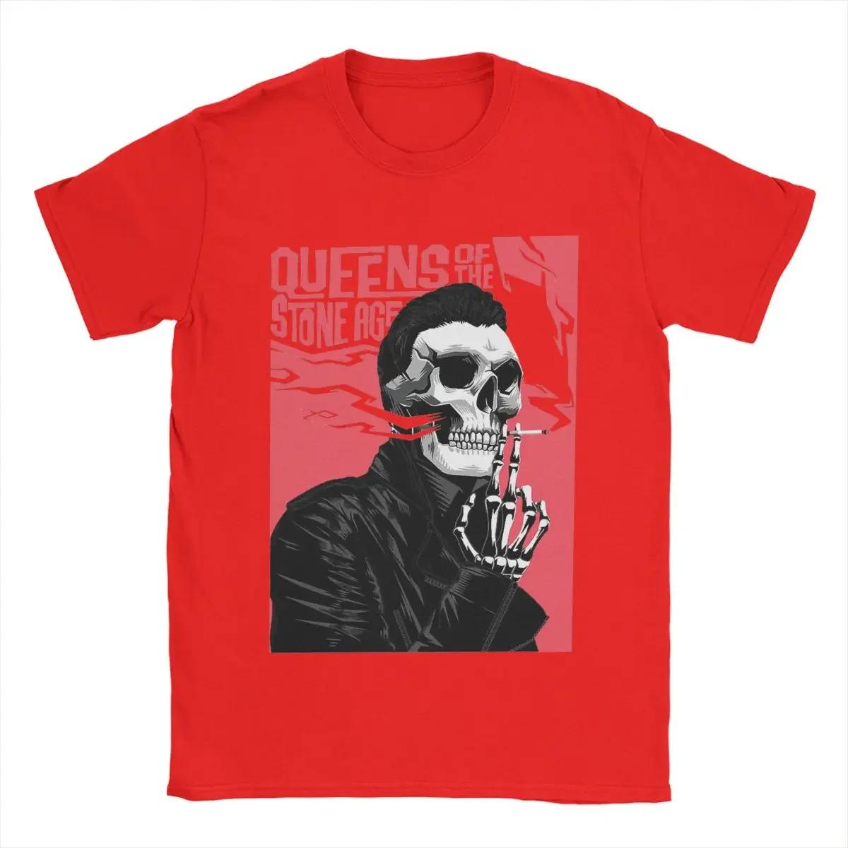 

Humorous Queens Of The Stone Age Like Clockwork TShirt Unisex O Neck 100 Cotton T Shirt Short Sleeve Tee Shirt Plus Size Tops S