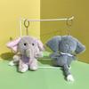 1Pcs Cartoon Elephant Stuffed Doll Keyring Soft Plush Toy Key Holder Bag Pendant Cute Elephant Keychain Backpack Hanging Decor