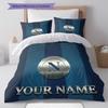 SSC Napoli Custom Name Pattern Bedding,Quilt Set Quilt Cover Pillowcase Home Birthday Gift(1 * duvet cover + 2 * pillowcase, without core)