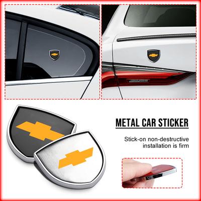 Emblème Métallique Décoration Auto Autocollants Réfléchissants pour Vitre de Voiture Essuie-glace pour Colorado Cruze Spark Captiva Malibu Trax Aveo