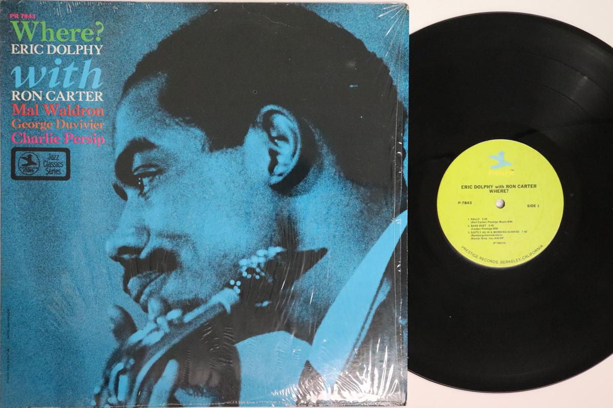 

LP Record ERIC DOLPHY RON CARTER Where P7843 PRESTIGE US Jazz Used