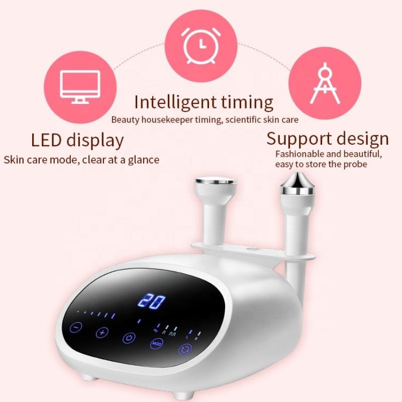 2 In 1 Household Anti-aging Wrinkle Face Beauty Instrument Ultrasonic Facial Deep Cleansing Beauty Machine