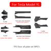 For Tesla Model YL 2026 TPE Front Rear Door Sill Protector Threshold Strip Waterproof Anti-kick Guard Panel Interior Accessories