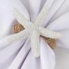 1pcs Starfish Napkin Rings Ocean Coastal Nautical Summer Wedding Party Beach Table Dining Decor Napkin Holder Wedding Decoration