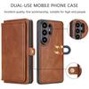 For Magsafe 2 in 1 Magnet Removable Wallet Flip Case For Samsung Galaxy S26 Ultra S22 S23 S24 S25 Plus Retro Leather Book Cover