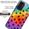 For Samsung Galaxy A15 4G/5G Tempered Glass Case Drop-proof Protection Pattern Print