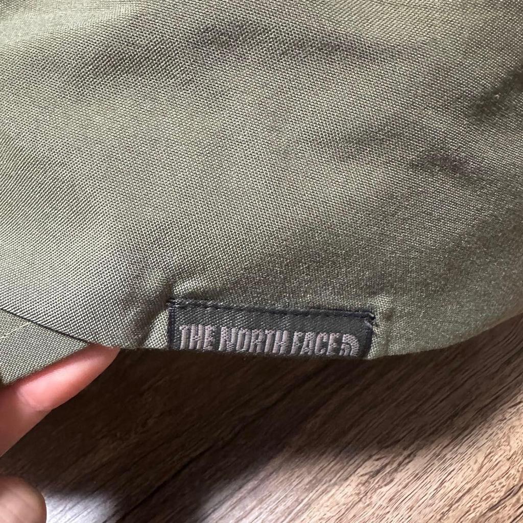 Used The North Face Work Cap Military Cap Khaki Plain