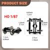 Coupling Accessory Portable Universal DIY Modified Model Railway for 1:87