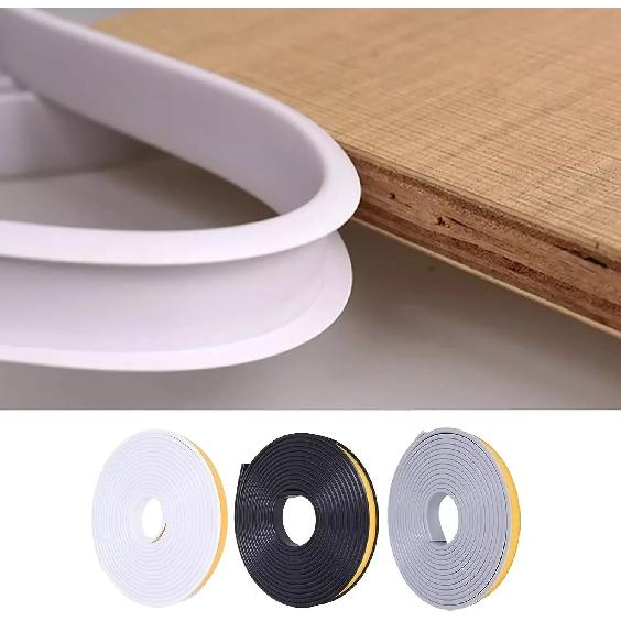 Self Adhesive U-Shaped Edge Banding For Motorhome Caravan RV Camper Furniture Floor Venner Edging Trim 15mm Width 5m Length