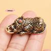 M-Brass Animal Pixiu Coin Charms Pendant Statue Ornament Chinese Miniature Figurines Home Office Tabletop Decoration Ornament