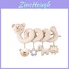 Elephants Rabbits Cotton Baby Teething Rattle With Visual Stimuli And Sensory Exploration For Early Development