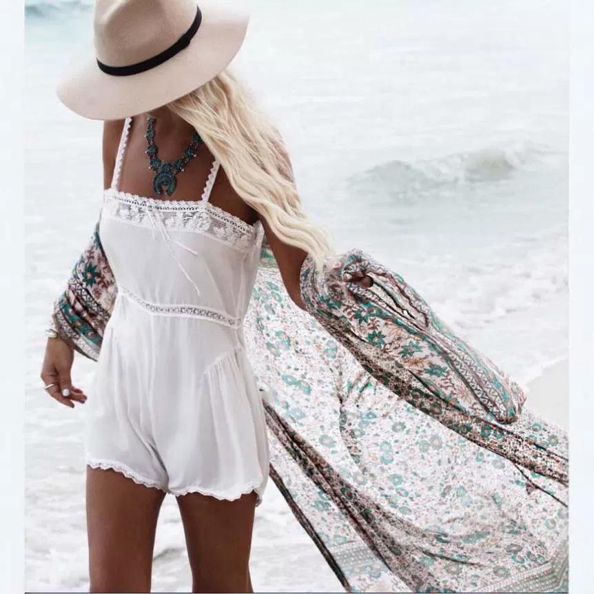 

Chiffon Coffee Flower Beach Cover-Up Dress One Size