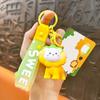 3D Cartoon Lion Keychain Cute Resin Animal Hanging Bag Charm for Purse Backpack