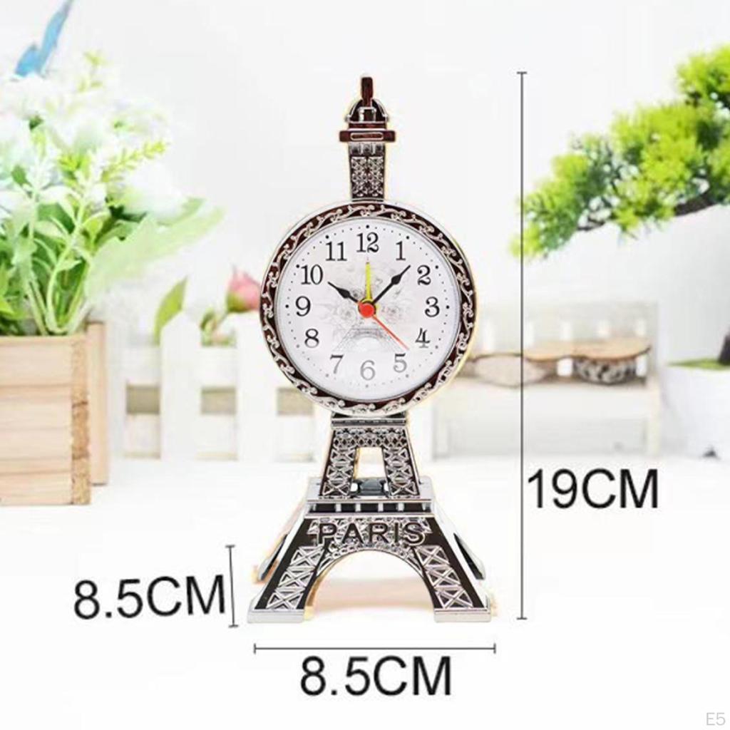 Alarm Clock Desk Bedroom to Read Utility Gift Portable Vintage Home Decor Decoration