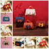 Mini Bowknot Handbag Portable Gift Packing Bag Gift Box Leather Candy Bags  Valentines Day