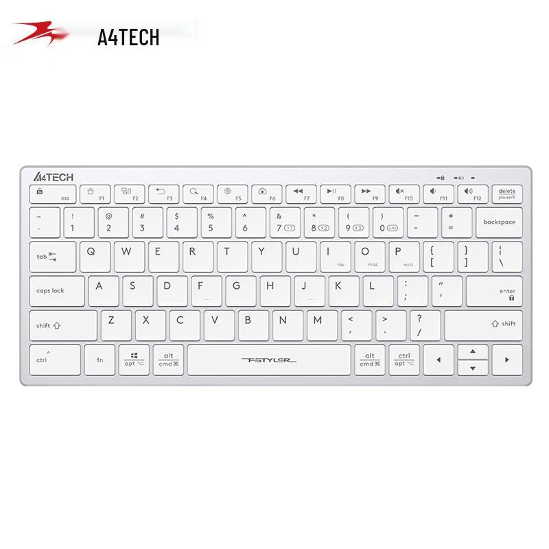 A4TECH FBX51C Wireless Bluetooth Compact Scissor-Switch Keyboard