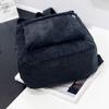 Fashion Large Capacity School Bag Lightweight Multiple Pocket Travel Bag Dacron Corduroy Design Striped Rucksack Teenagers