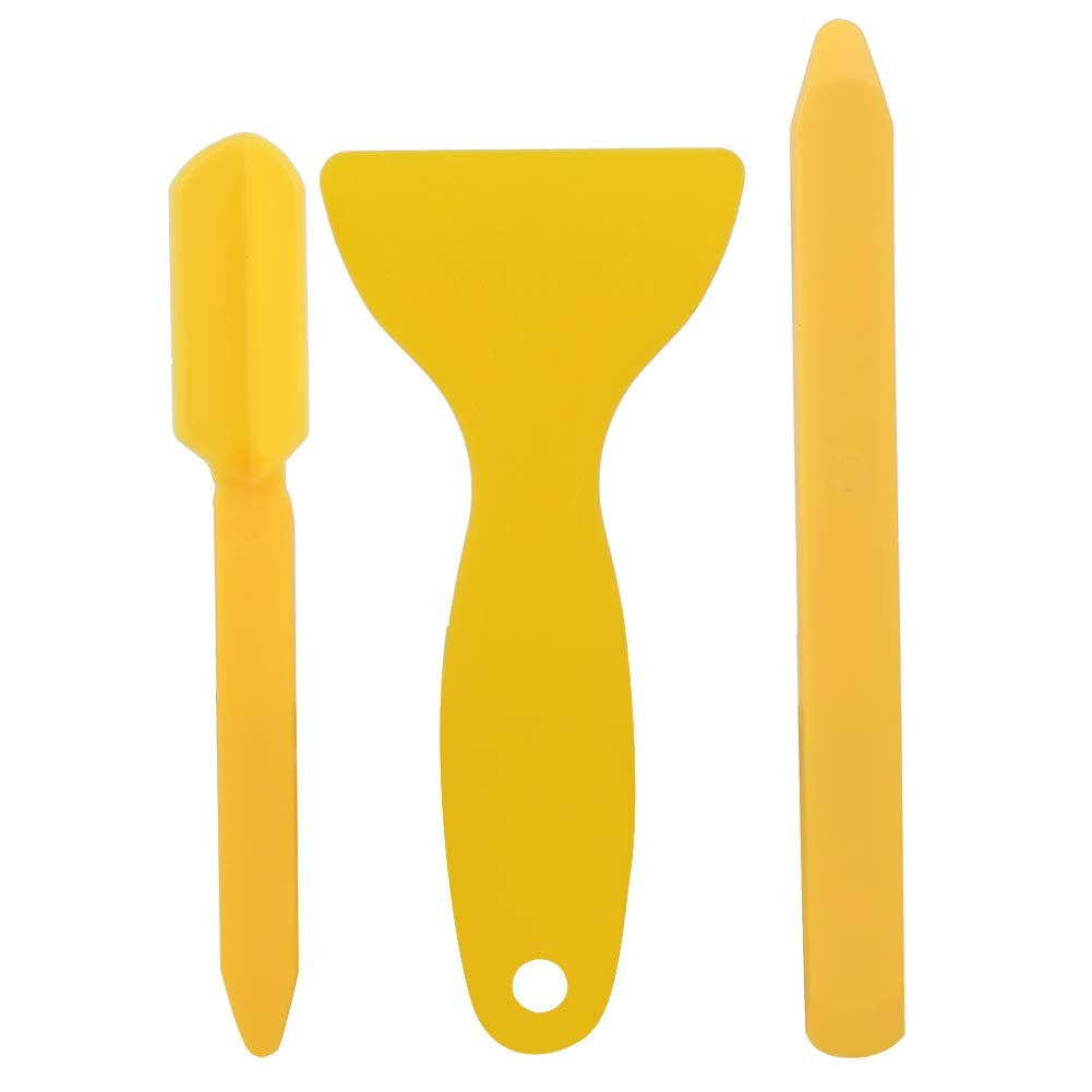 Fafeicy Caulk Tool Kit, 22Pcs/Set Plastic Sealant Spreader Glass Glue Caulking Scraper Sewing Beautify Tool Kit, Water Resistant, for Grouting Resin