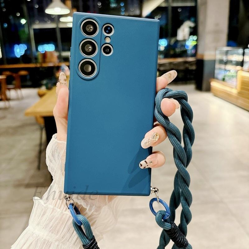 Lanyard Case for Samsung Galaxy A36 A56 A16 A06 A26 A15 A35 A55 A53 A54 A14 A34 Shockproof Crossbody Strap Soft Silicone Cover