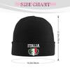 Italia Knitted Hat for Unisex Women Knit Hats Winter Beanies Skull Cap Unisex Soft Warm Winter Hat Outdoor Beanies