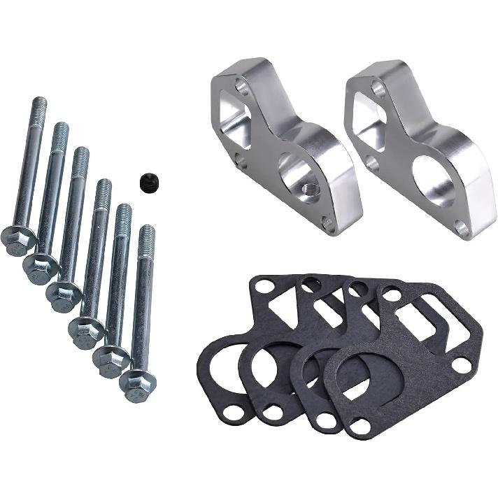 LS Water Pump Spacers Kit Adapter Swap Kit Compatible with Camaro LQ4 LS1 5.3l LSX LQ9 LS6 L33 LS2 Engine Series