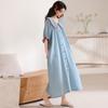 Short-sleeved nightgown women's summer cloud cotton comfortable new princess wind cool long application skirt can be worn outside loungewear