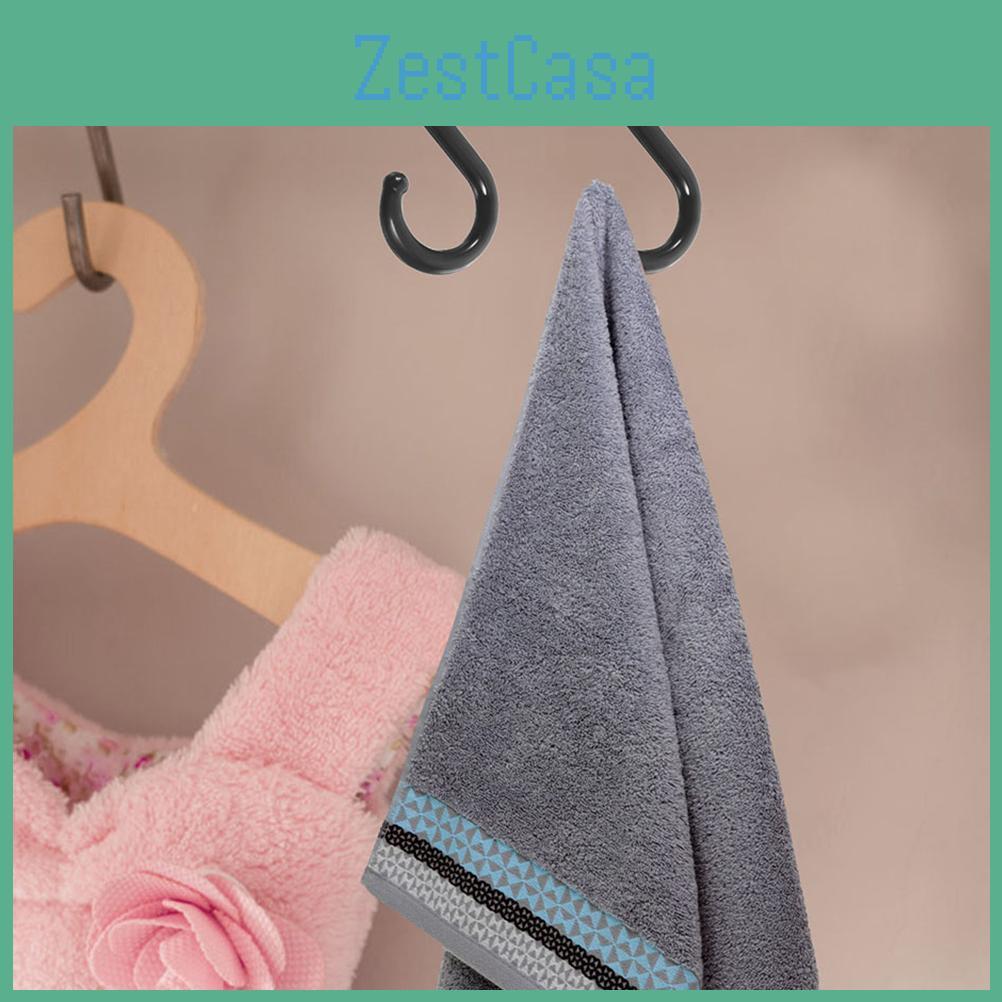 Multifunctional Hook Up 50 Pcs Hooks Plastic Sshaped For Hanging Clothes Coat Hangers