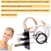 10002264 Natural Gas Pilot Assembly, SRV10002264 NG 3 Way Pilot with Thermocouple Thermopile Replacement Kits Compatible with Majestic, Temco,