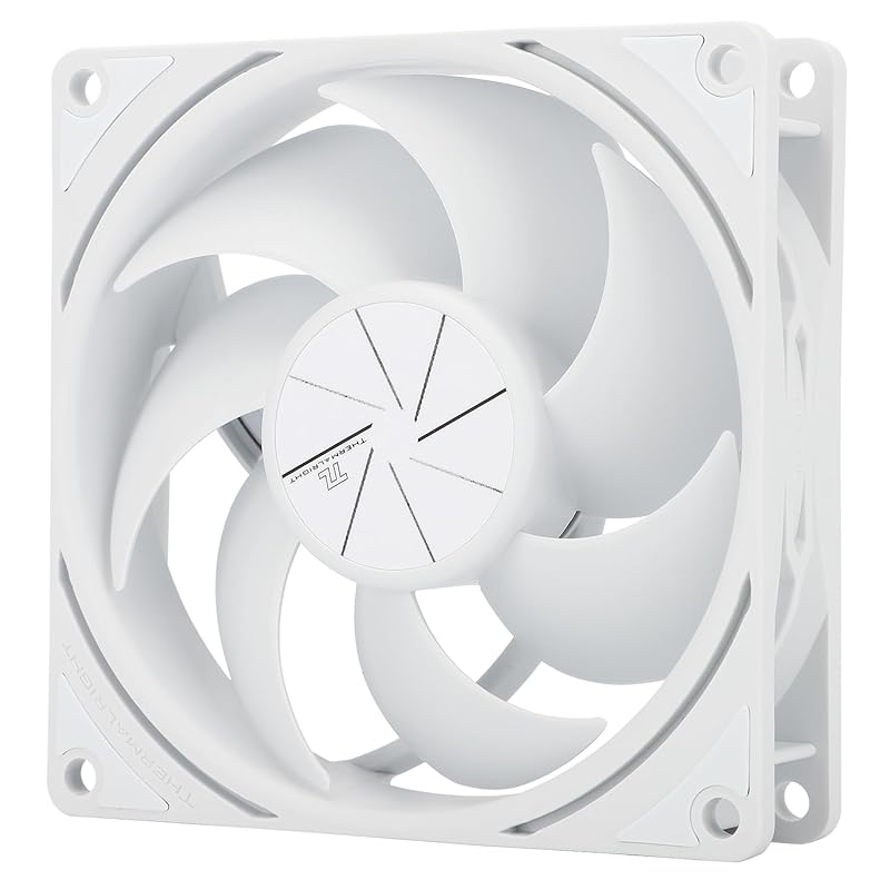 Thermalright TL-P9W CPU PWM Fan PC Case Fan, Quiet 4PIN PWM Computer 92mm Fan, Silent Cooler Fan PC, Desktop CPU Cooler Fan TL-P9W