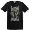 Napalm Death Metal T Shirt Extreme Graphic Band Skull Tee W Lightning