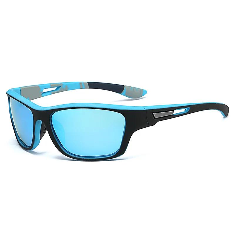 Men's Polarized Sport Sunglasses with Rope Fashion Ultralight Colorful Film Sunglasses Outdor Dust-proof Cycling Sunglasses