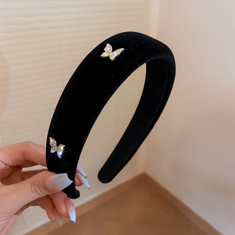 Fresh and Light Fabric Striped Simple Hairband, Versatile and Sweetly Cute Headband, High Crown Style Hair Restraint Accessory