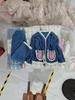 Women's Sweet Style Coral Fleece Pajamas Set with Rabbit Head Jacquard and Bowknot, Thickened for Autumn and Winter 2025.